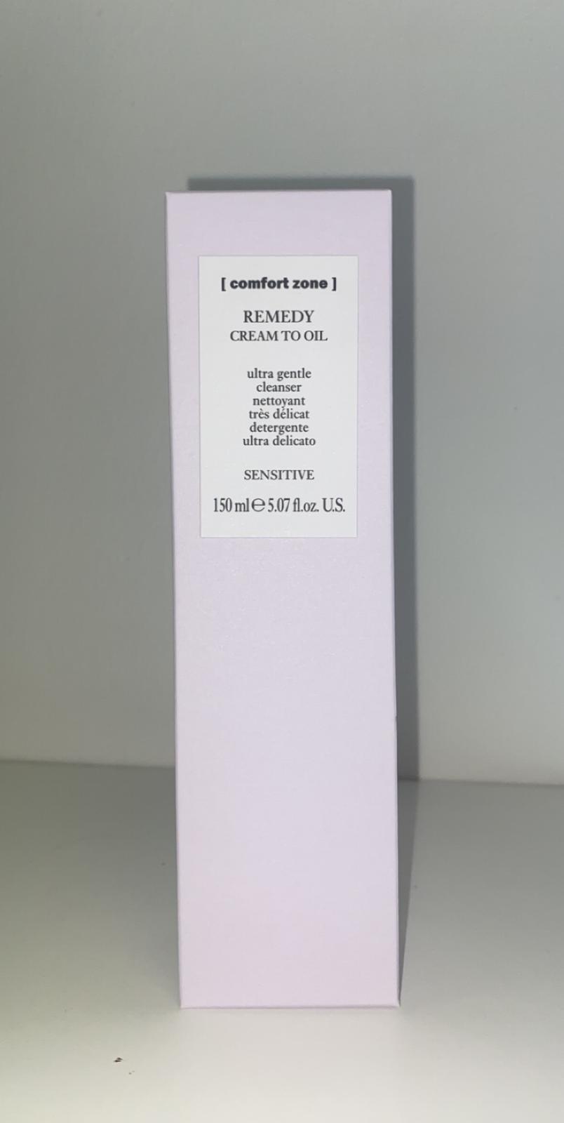 Comfort Zone remedy cream to oil