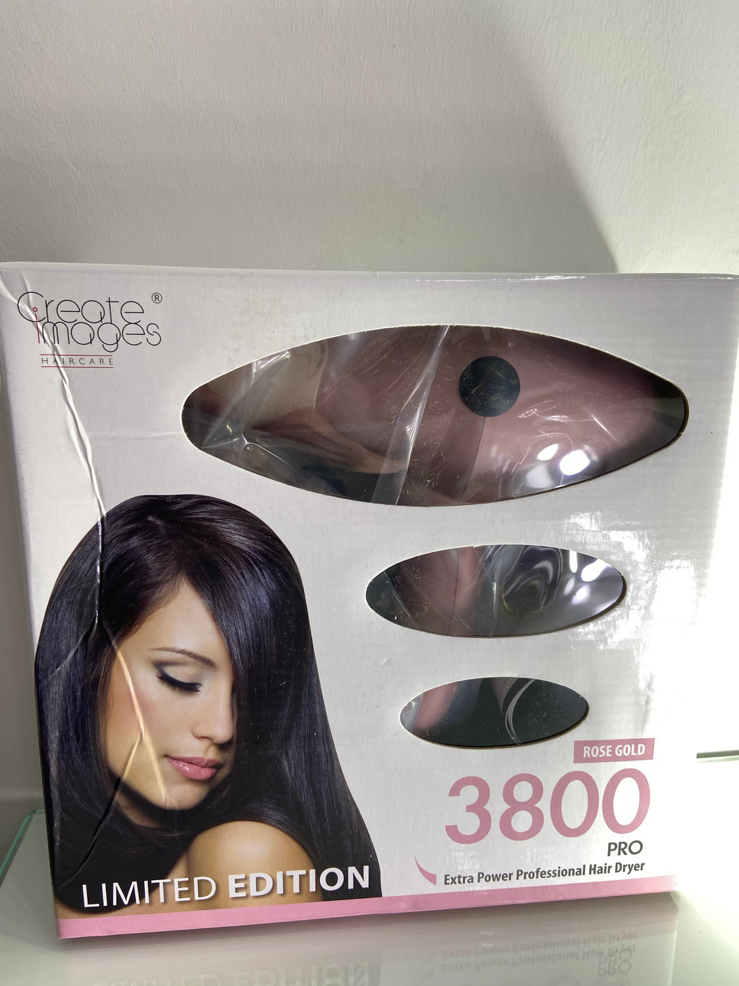 Limited edition rose gold hairdryer